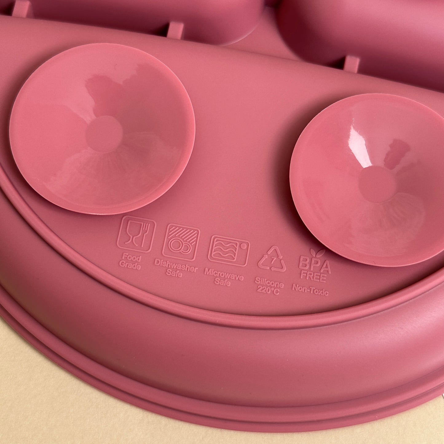 Assiette à Compartiments en Silicone