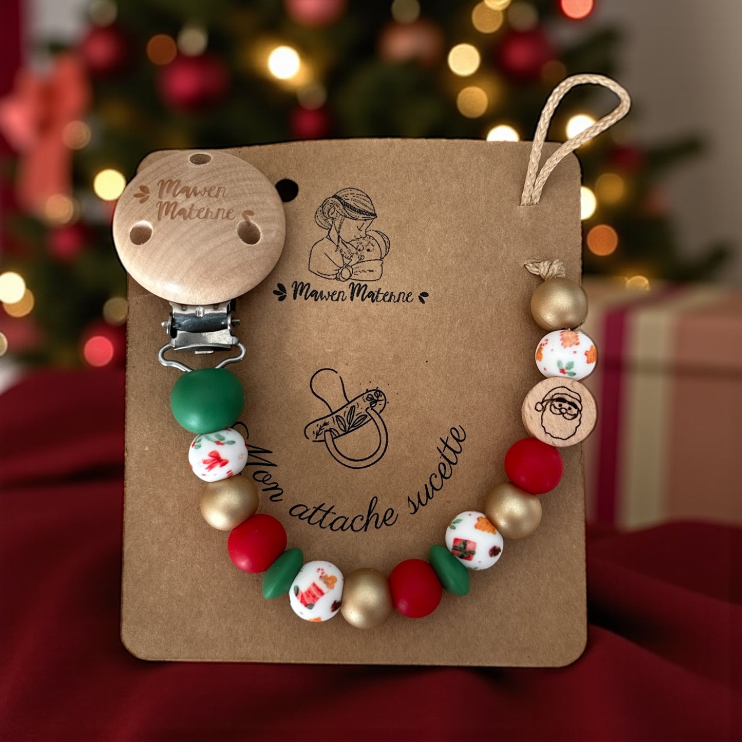 Attache Tétine de Noël ❄️