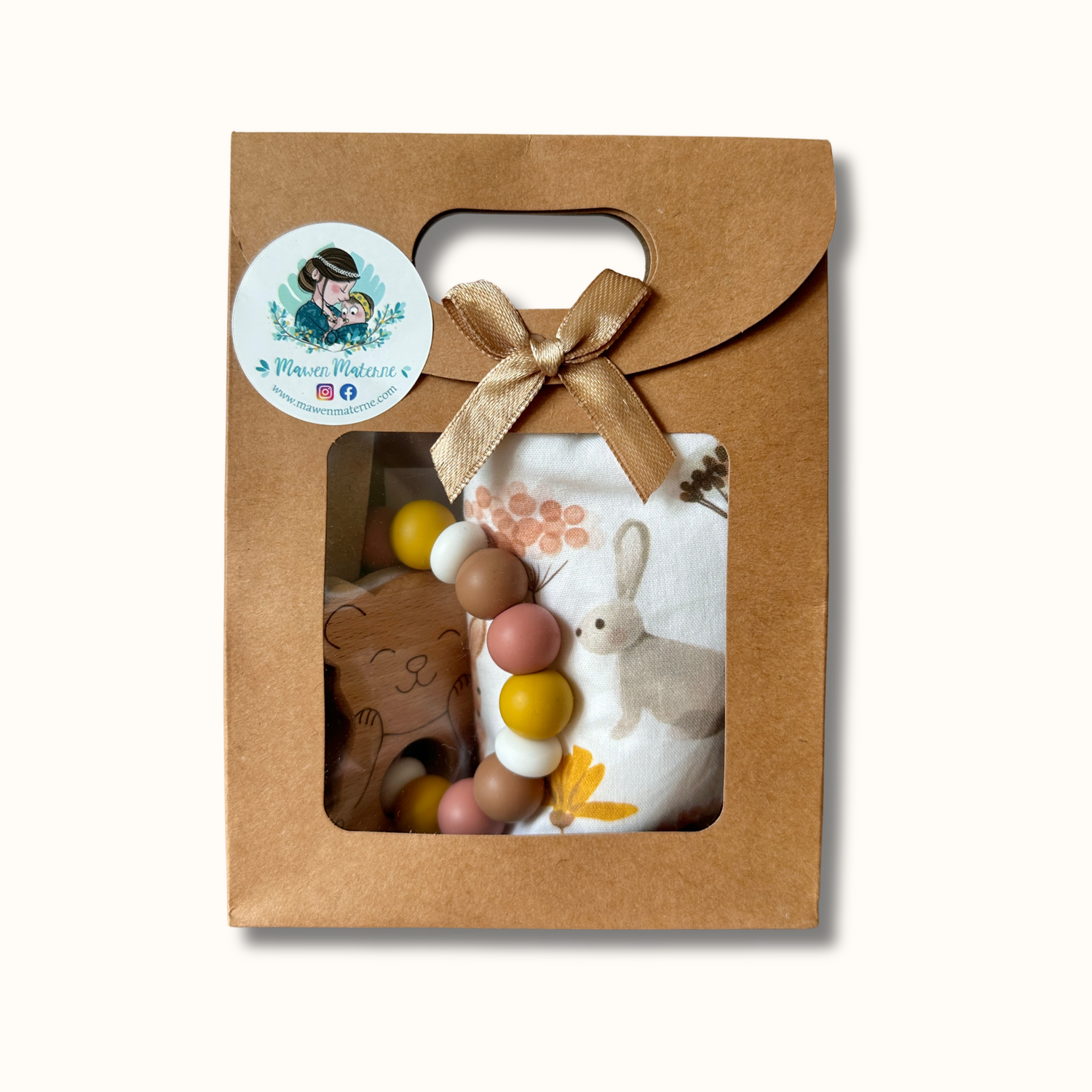 Coffrets de Naissance | Hochet + Bavoir