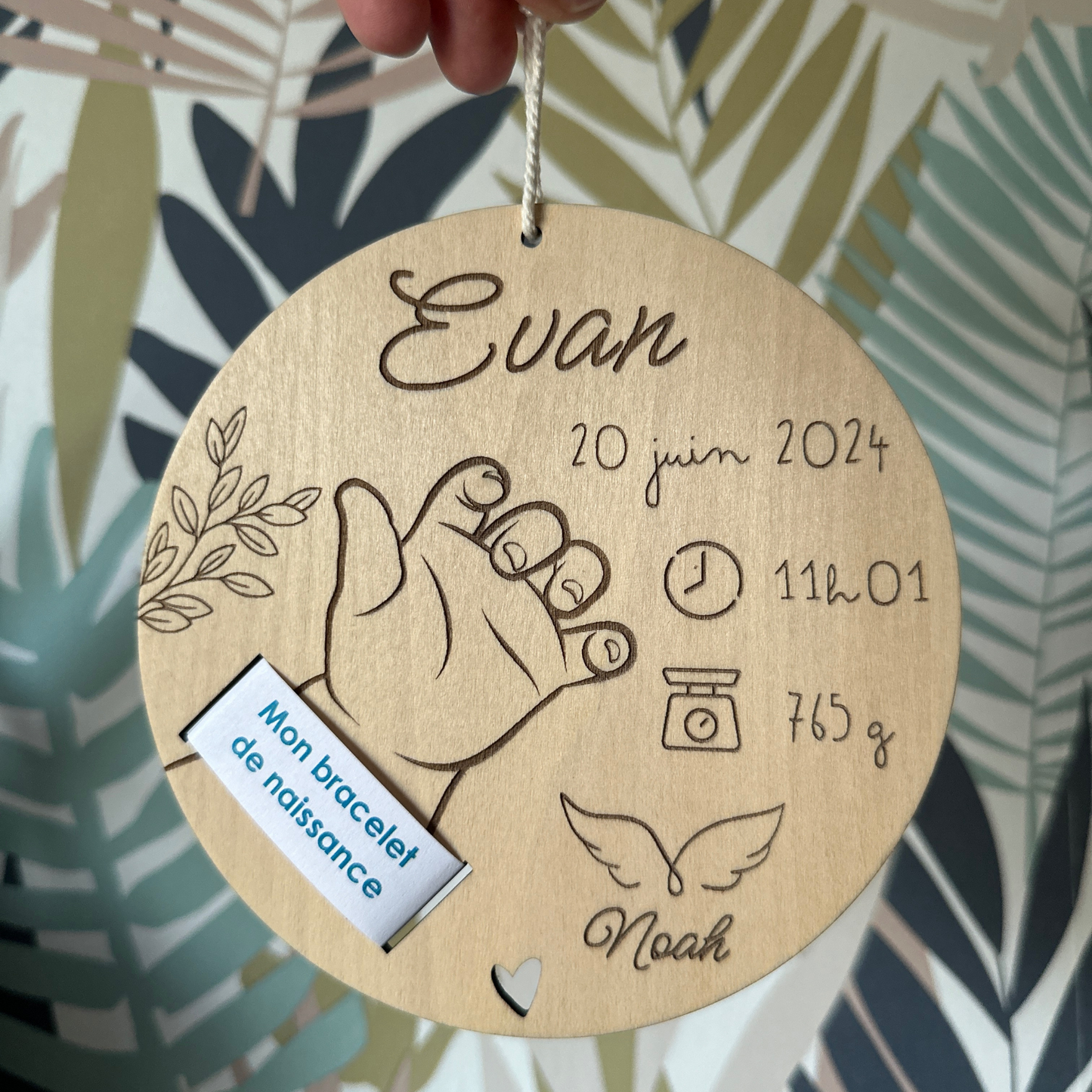 Porte Bracelet de Naissance | À Personnaliser