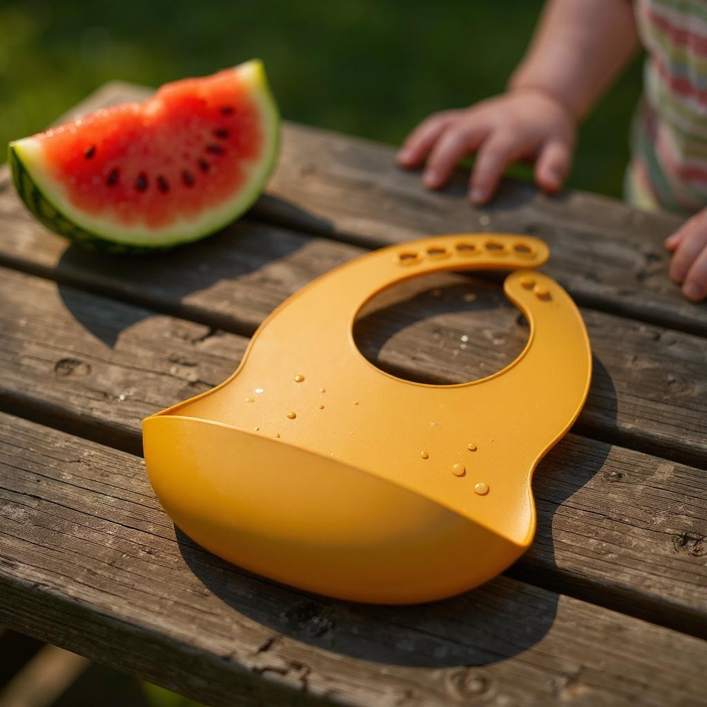 Bavoir en Silicone