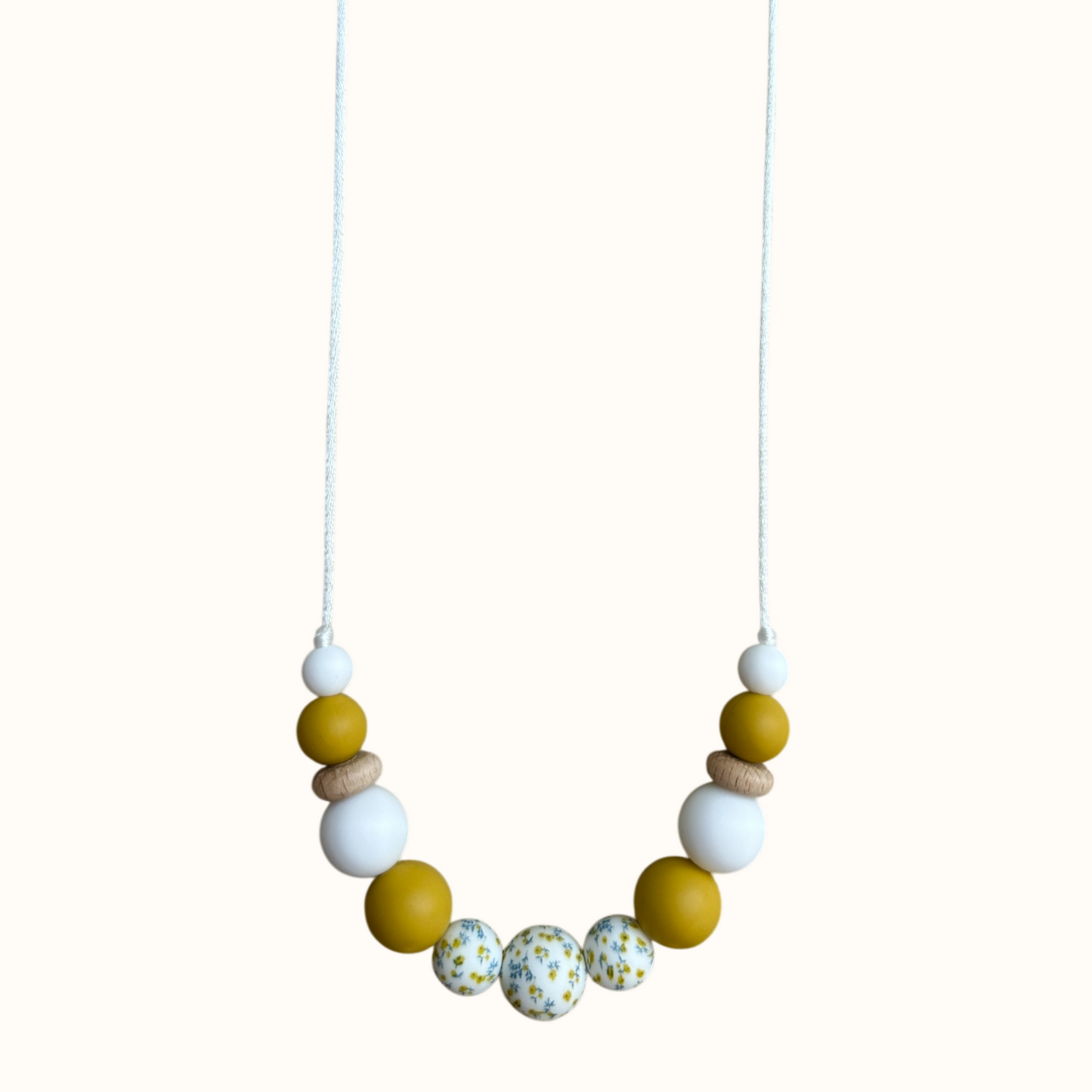 Collier allaitement perles silicone