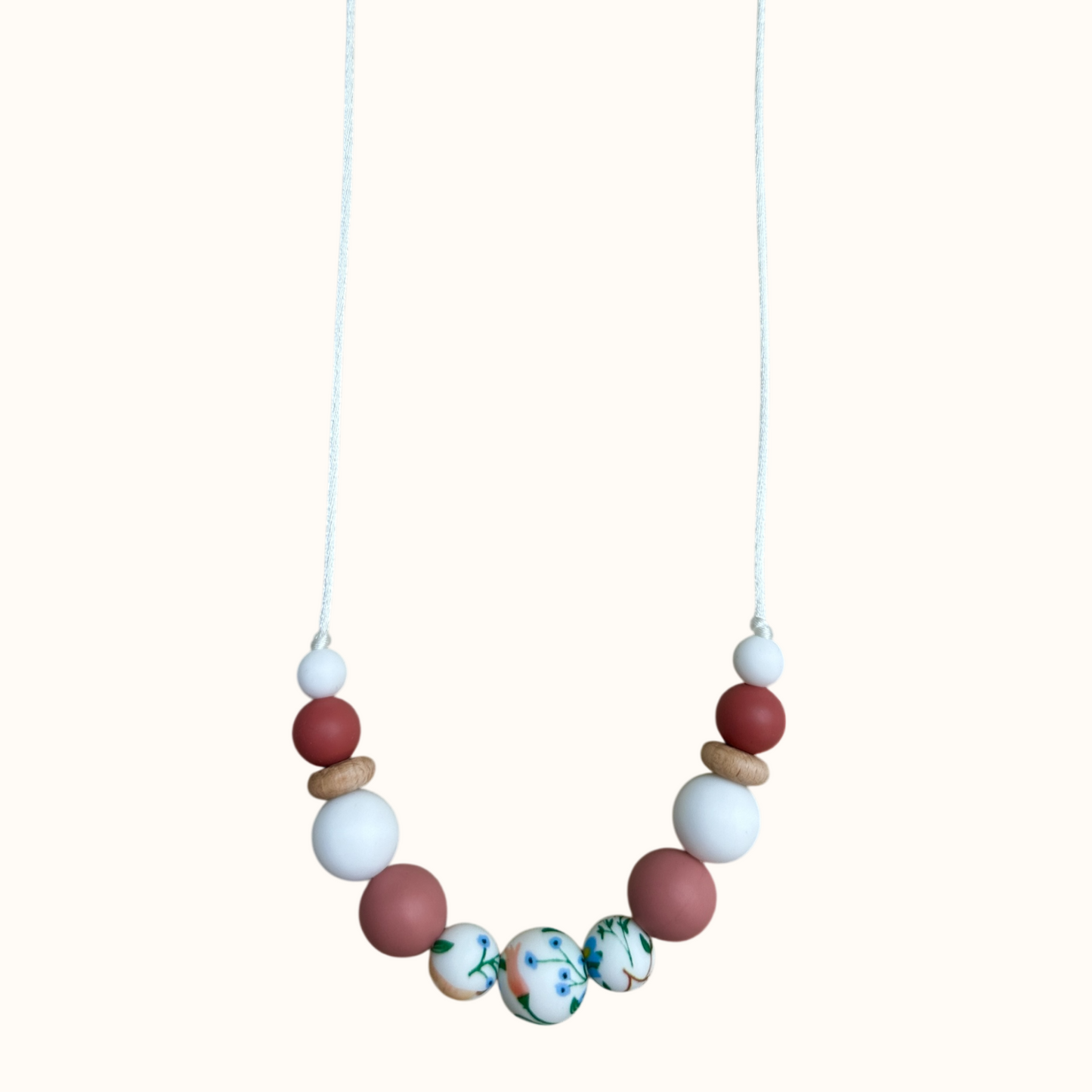 Collier allaitement perles silicone