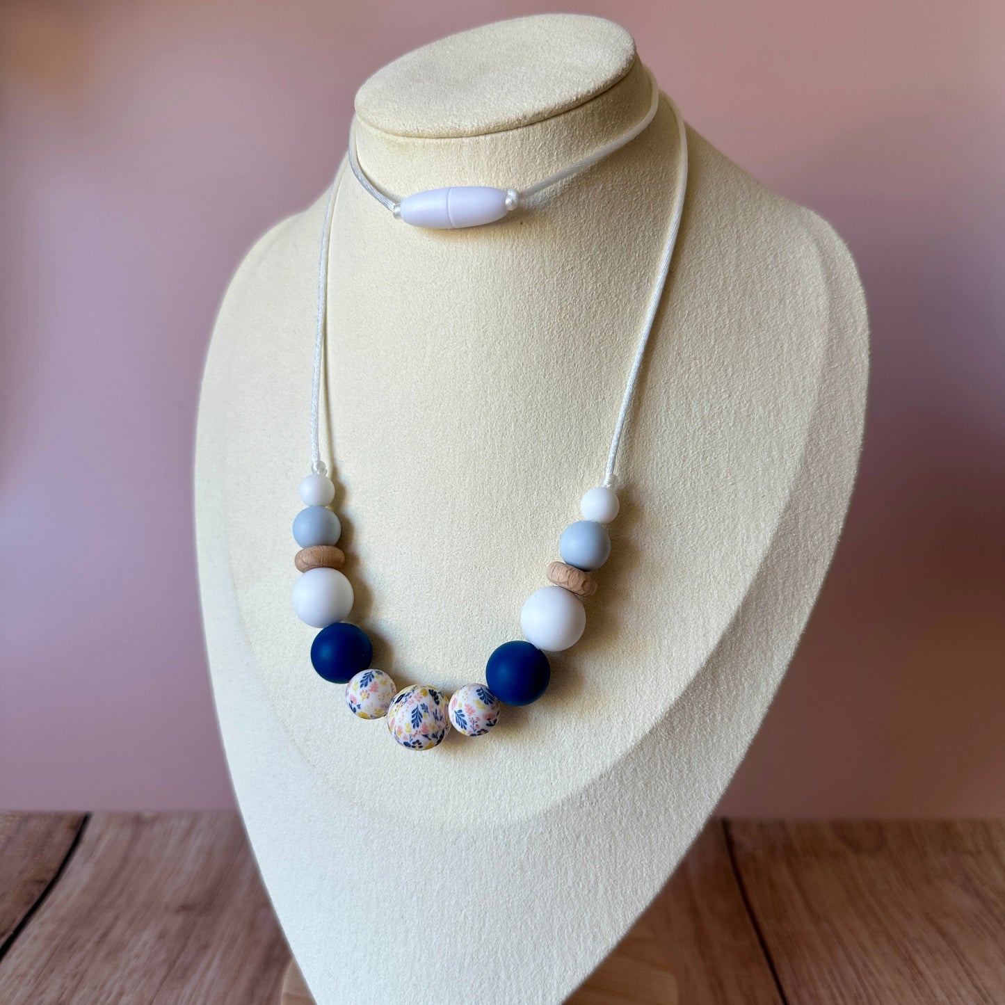 Collier allaitement perles silicone