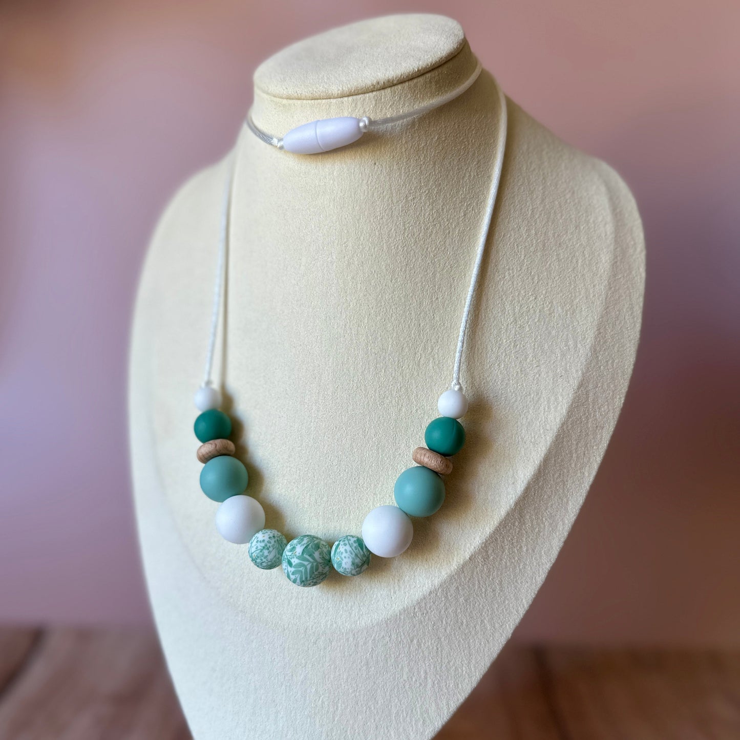 Collier allaitement perles silicone