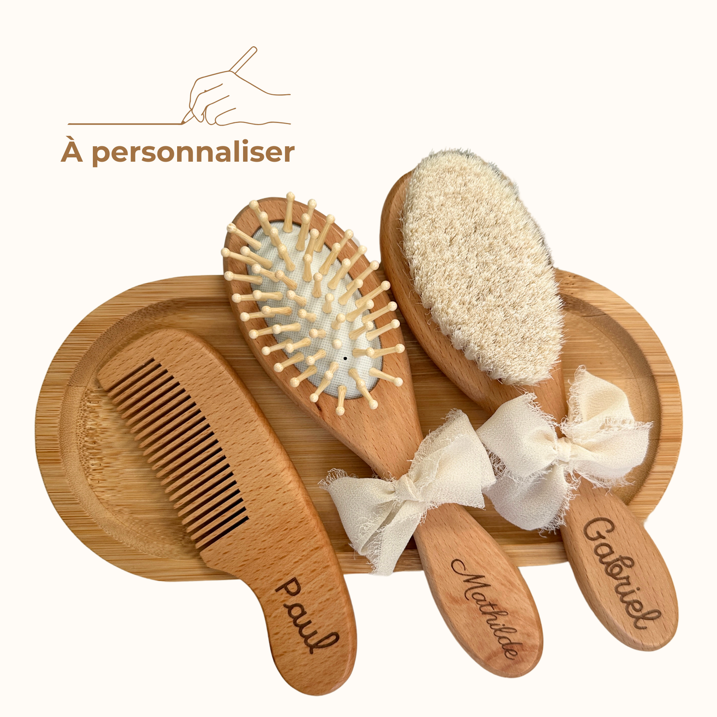 Set de 3 Brosses | À Personnaliser