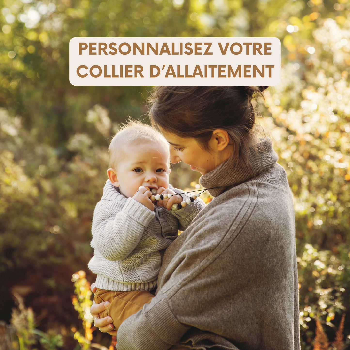 Collier d'Allaitement à Personnaliser
