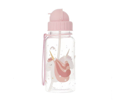 Gourde avec paille licorne magique