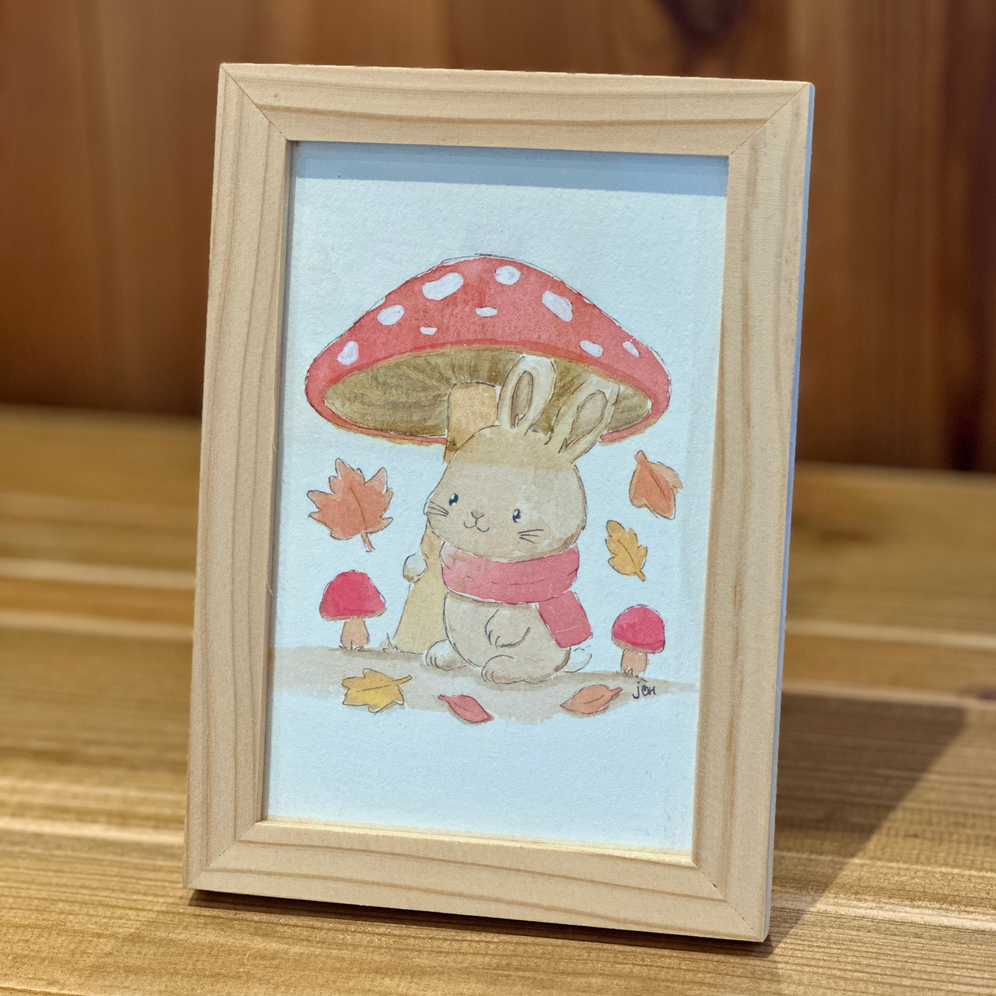 Aquarelle illustrée avec Cadre