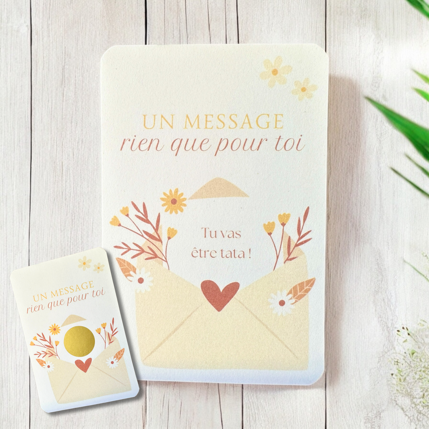 Cartes à Gratter | Annonces Bébé, Marraine, Tonton...