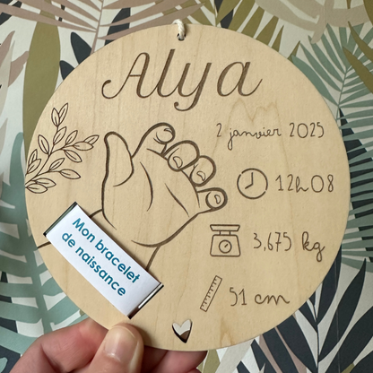 Porte Bracelet de Naissance | À Personnaliser