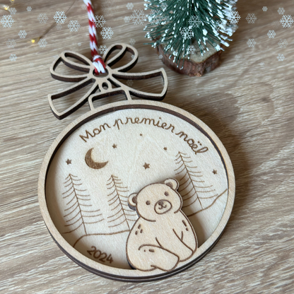 Boules de Noël en Bois 🎄