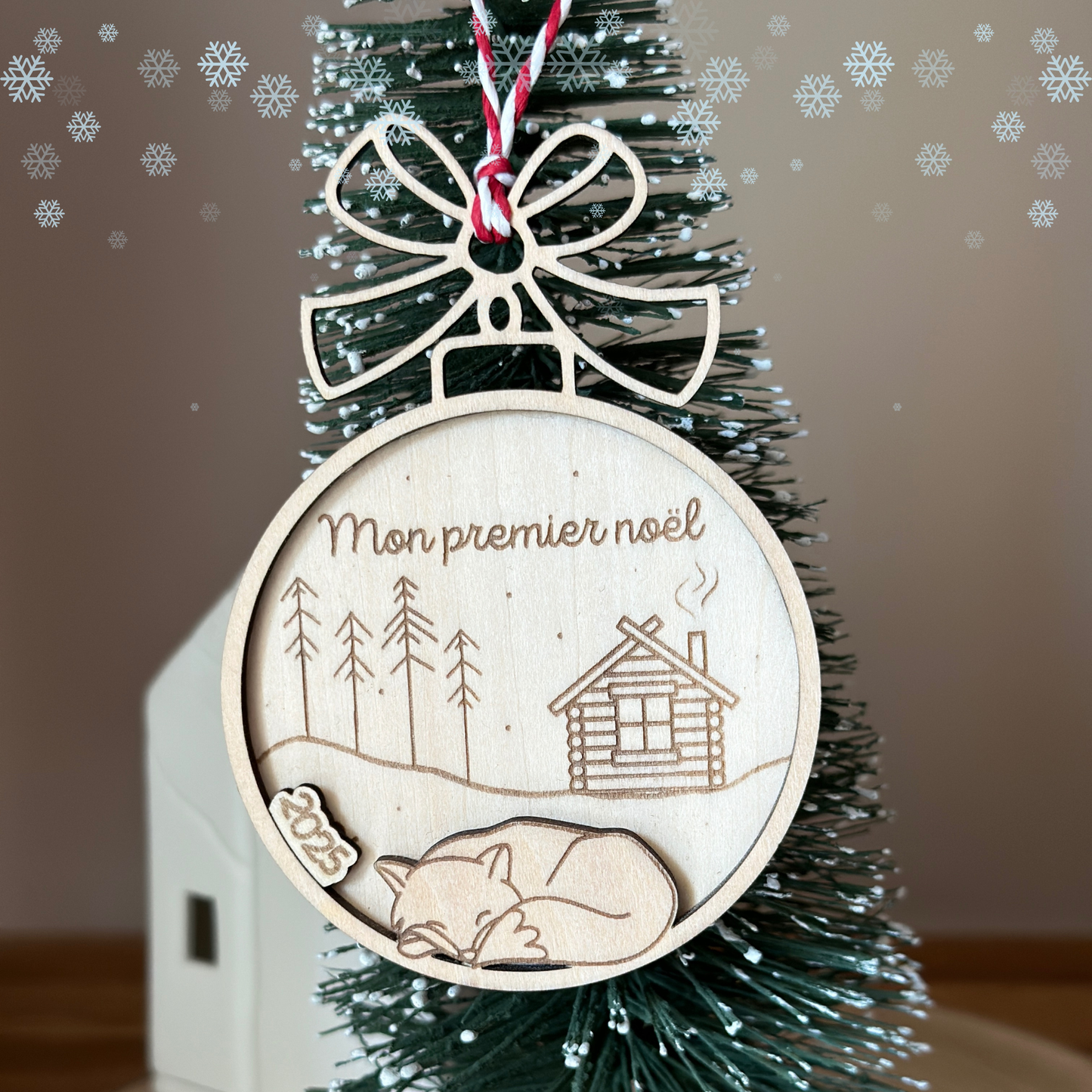 Boules de Noël en Bois 🎄