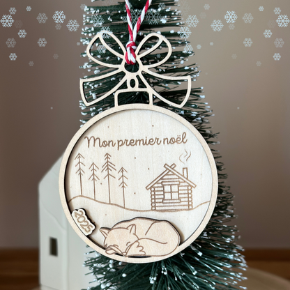 Boules de Noël en Bois 🎄