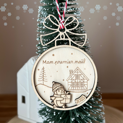 Boules de Noël en Bois 🎄