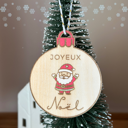 Boules de Noël en Bois 🎄