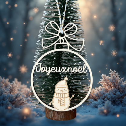 Boules de Noël en Bois 🎄