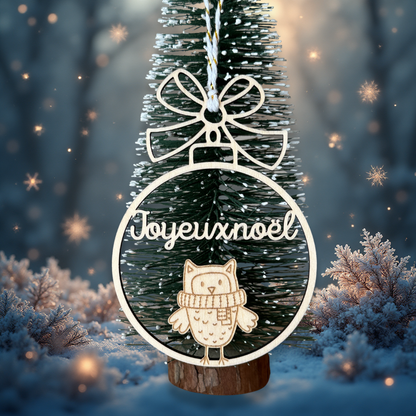 Boules de Noël en Bois 🎄