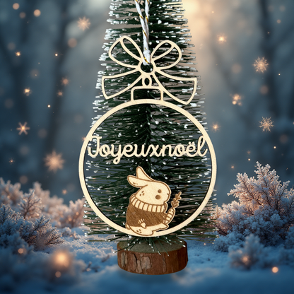 Boules de Noël en Bois 🎄