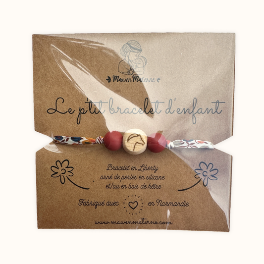 Bracelet Liberty Enfant | Bois et Silicone