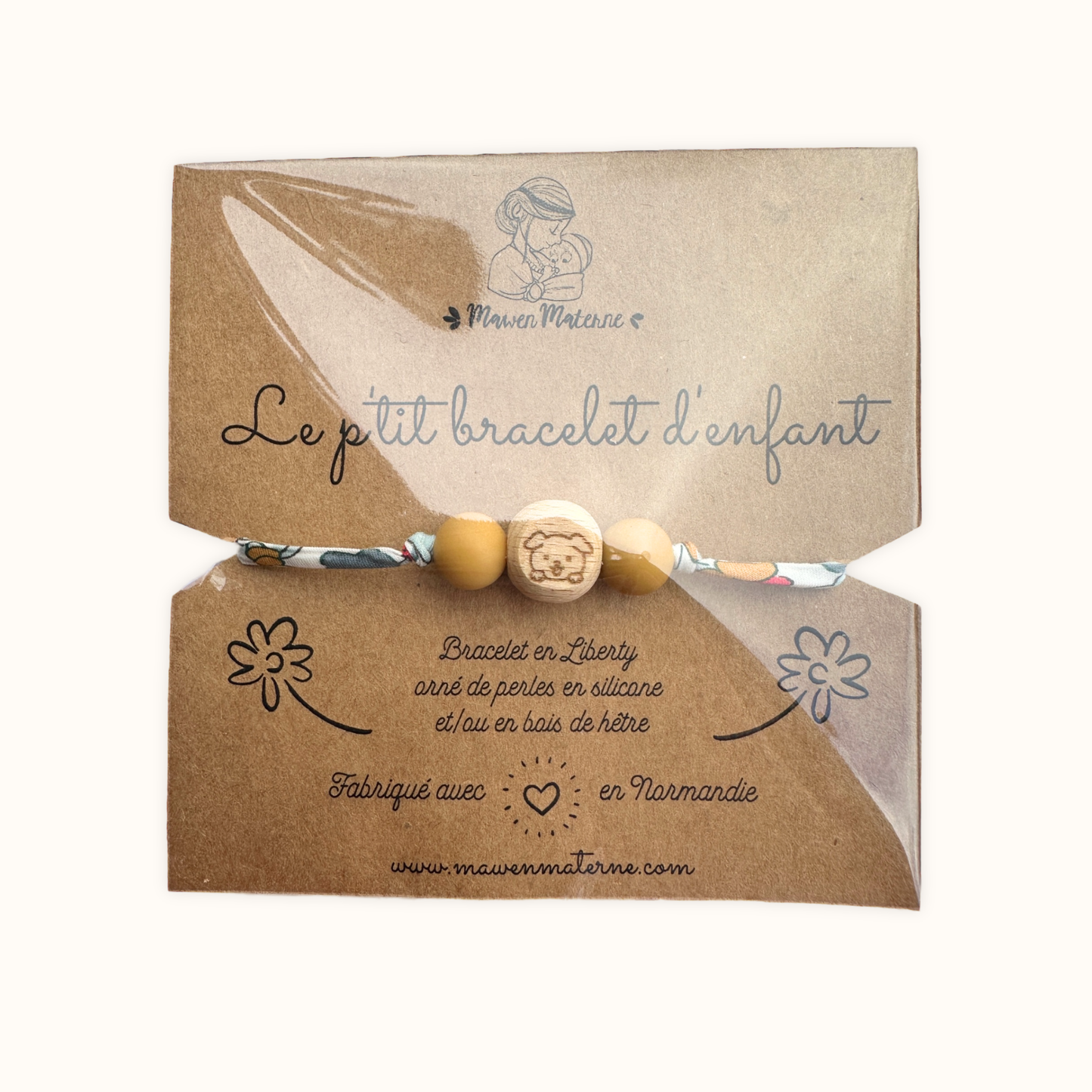 Bracelet Liberty Enfant | Bois et Silicone