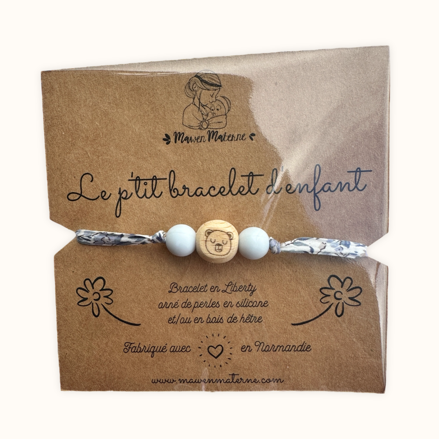 Bracelet Liberty Enfant | Bois et Silicone