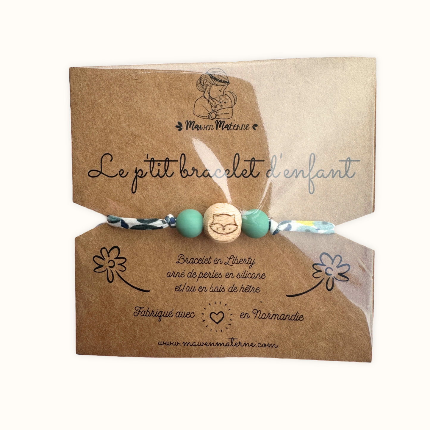 Bracelet Liberty Enfant | Bois et Silicone