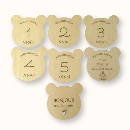 Cartes Étapes en Bois