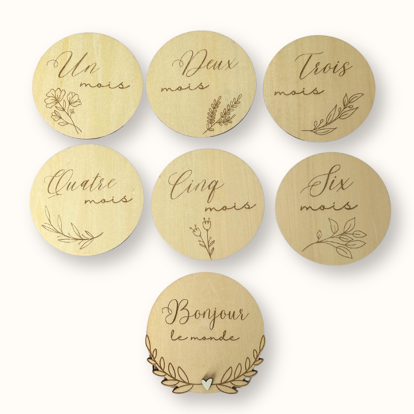 Cartes Étapes en Bois