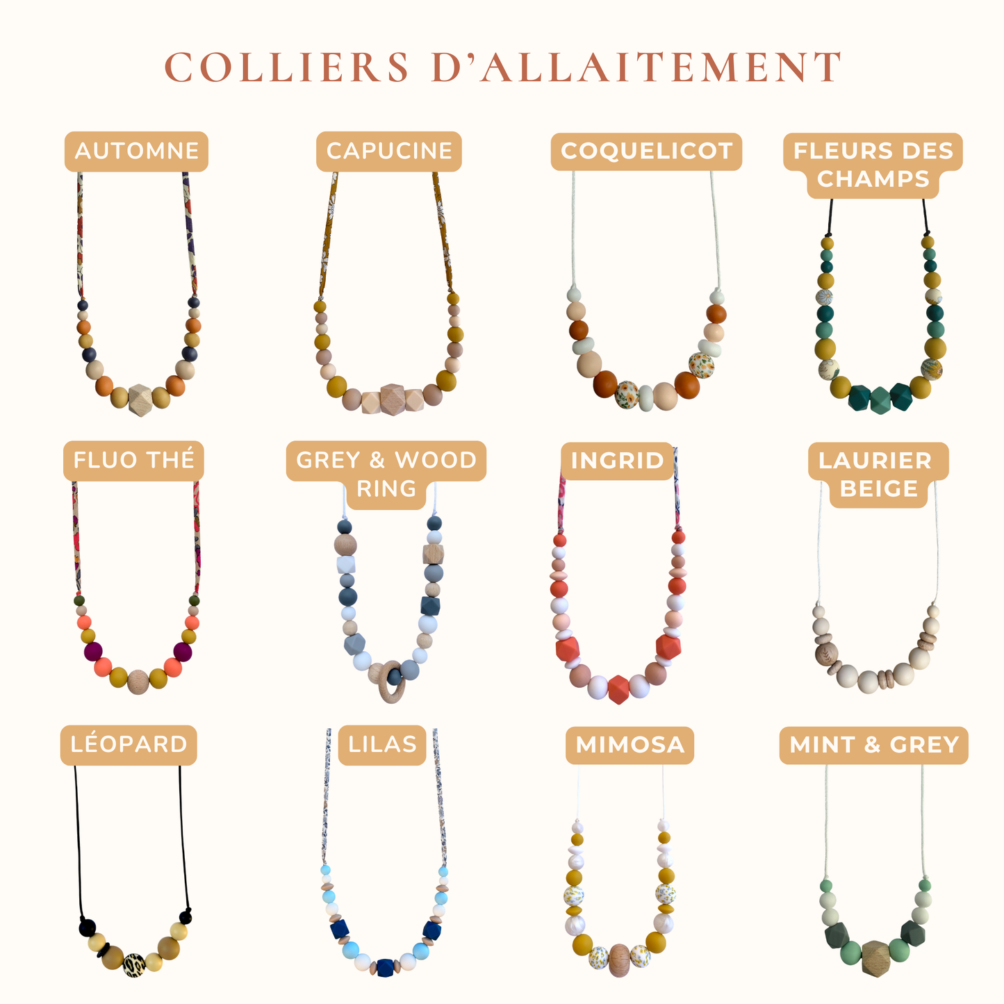 Pack Allaitement | Collier + Coussinets d'allaitement