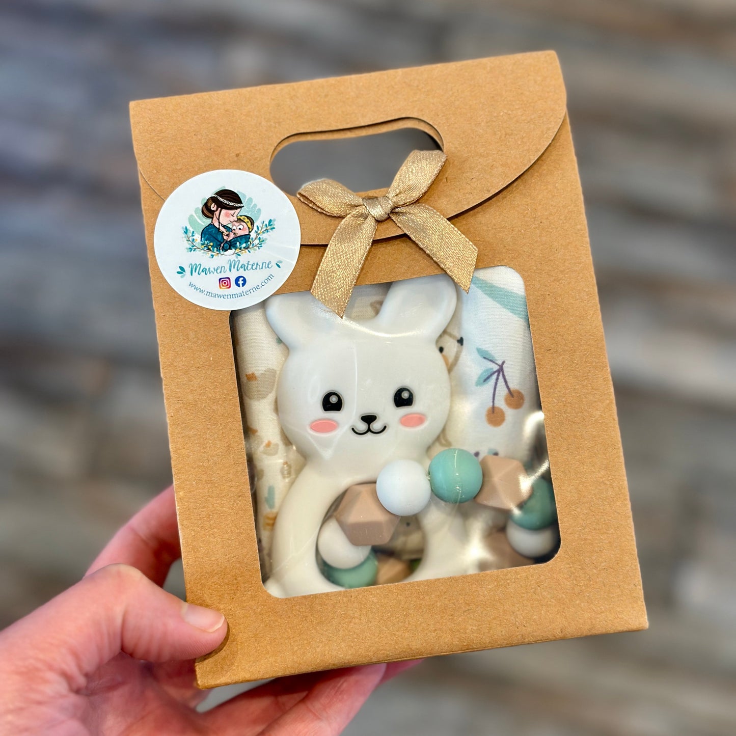 Cadeau de naissance lapin