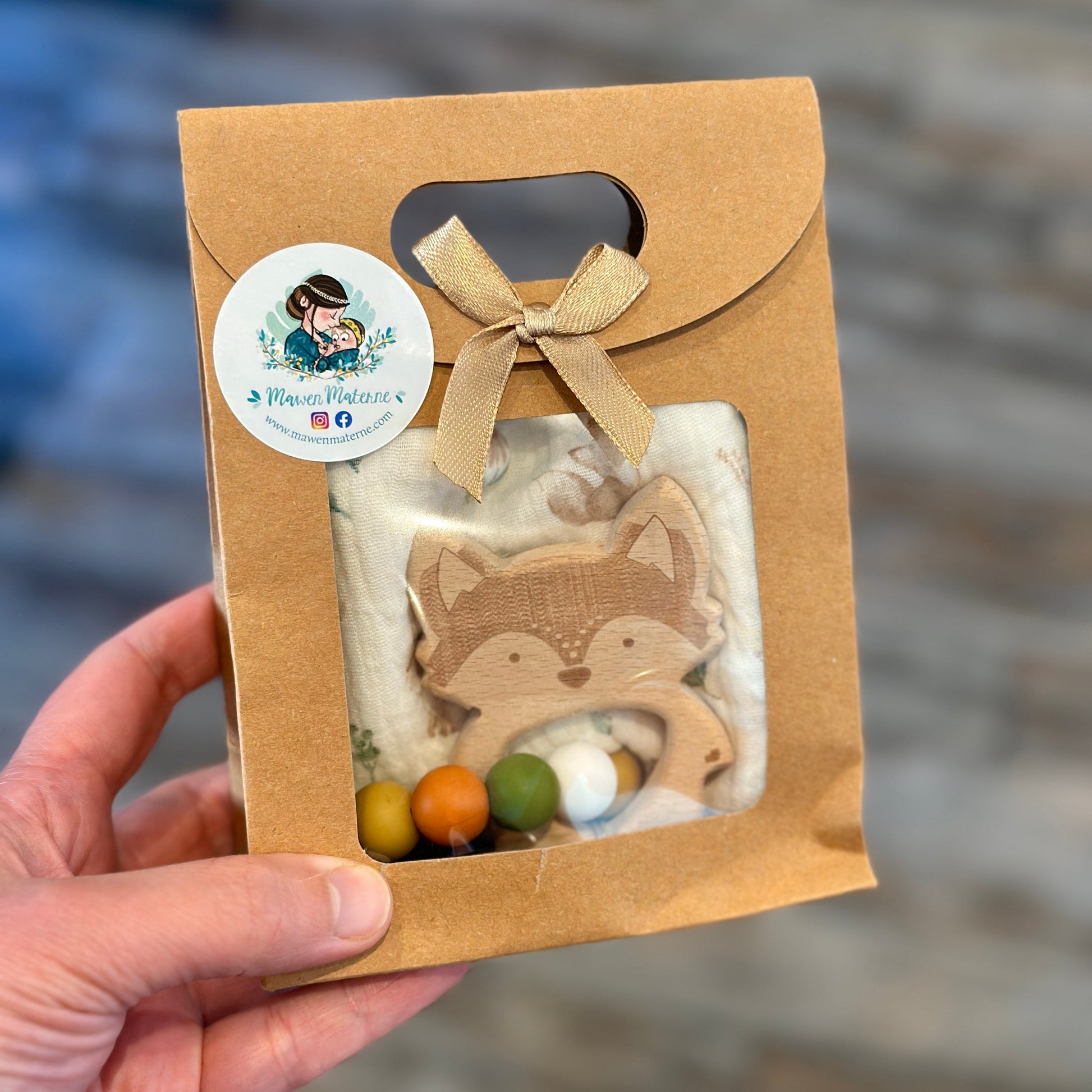 Cadeau de naissance renard