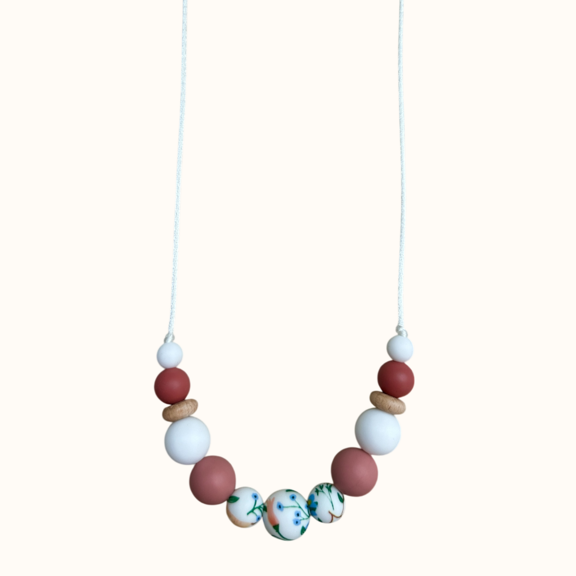 Collier allaitement perles silicone
