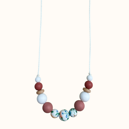 Collier allaitement perles silicone