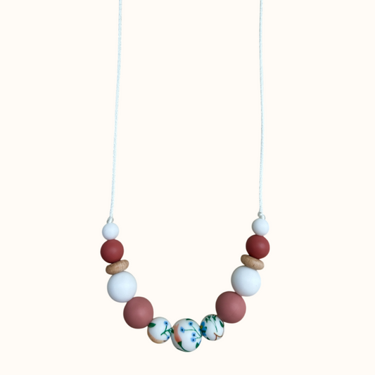 Collier allaitement perles silicone