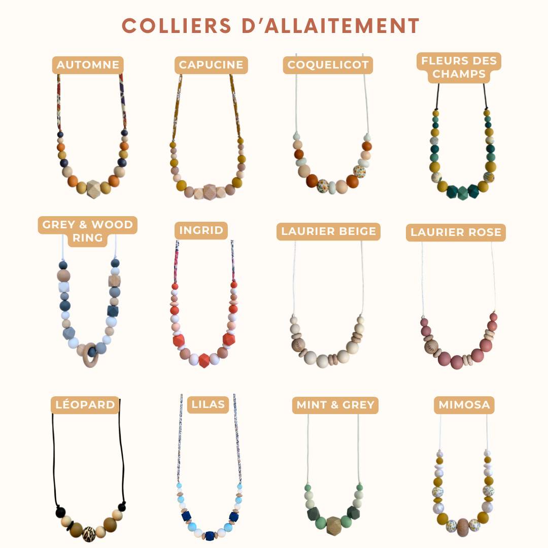 Pack Maman & Bébé | Collier + Hochet