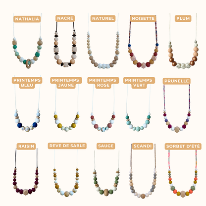 Pack Maman & Bébé | Collier + Hochet