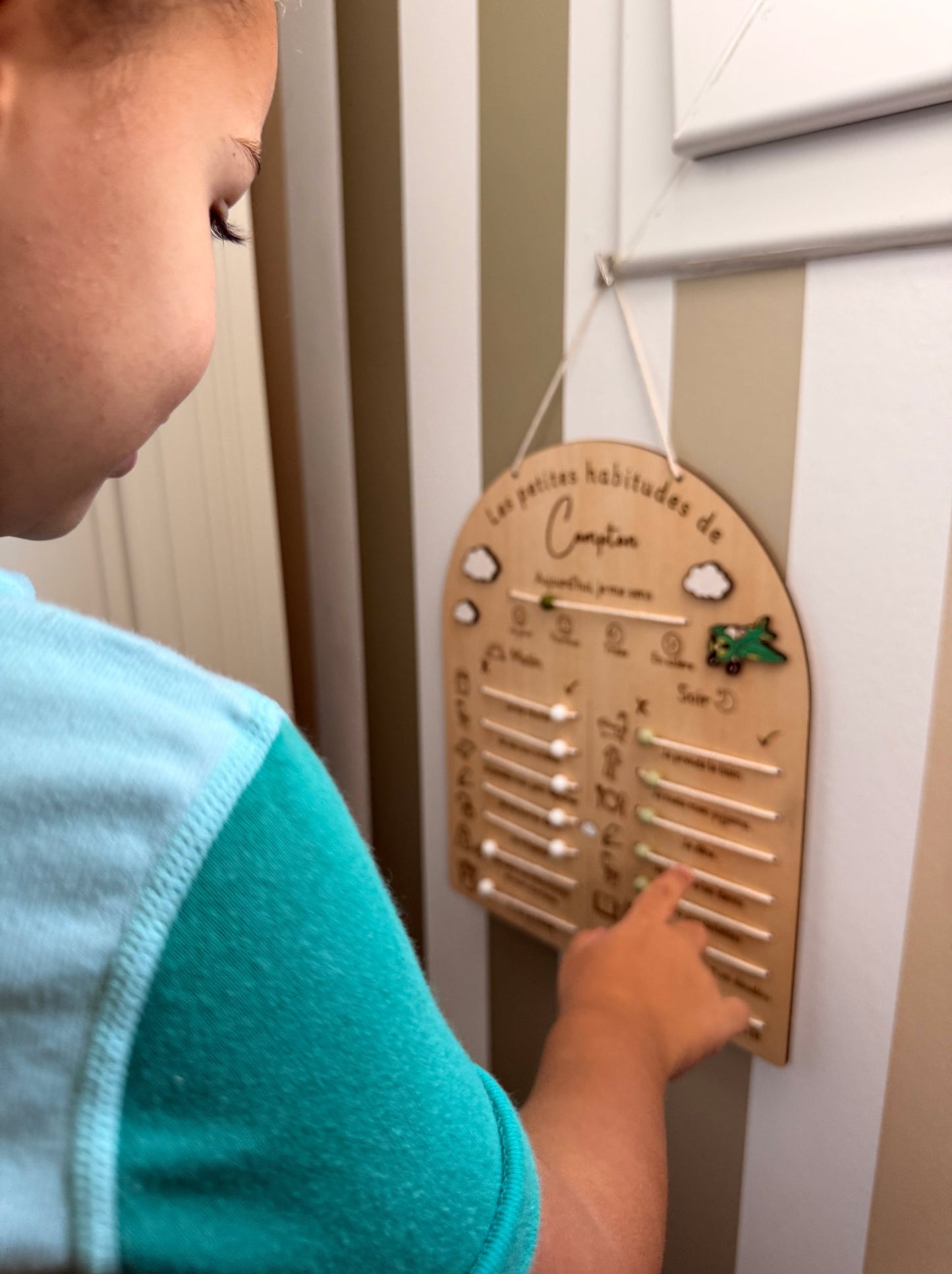 Tableau des Habitudes / Routines Enfant | A Personnaliser