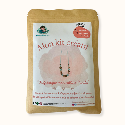 Kit créatif Collier Panda Enfant | dès 4 ans