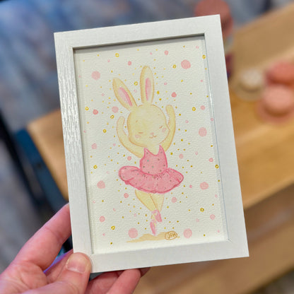Aquarelle illustrée avec Cadre