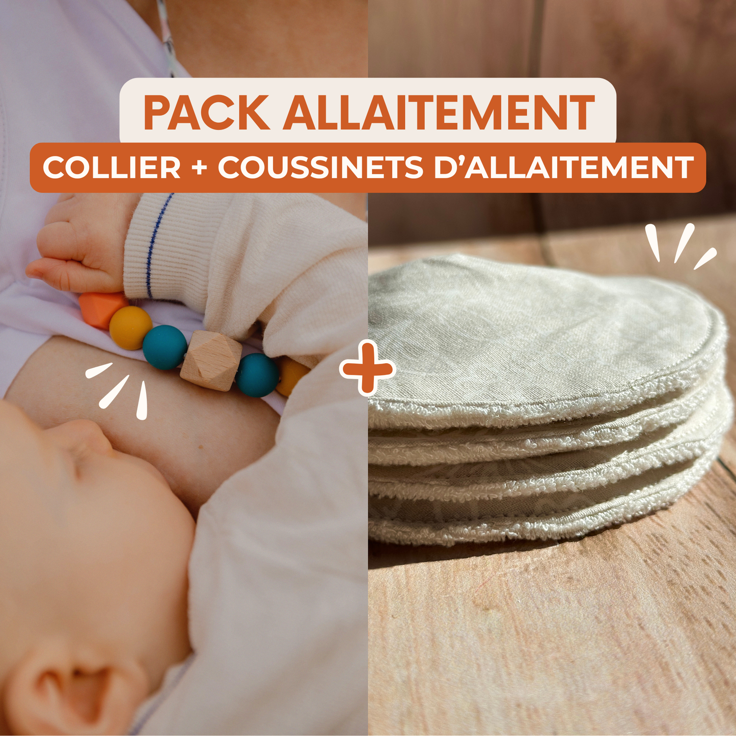 Pack Allaitement | Collier + Coussinets d'allaitement