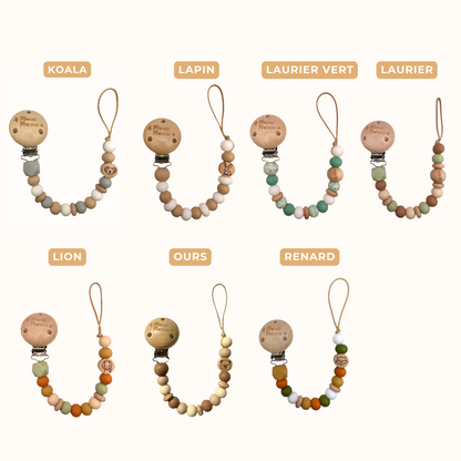 Pack Bébé | Hochet + Attache tétine