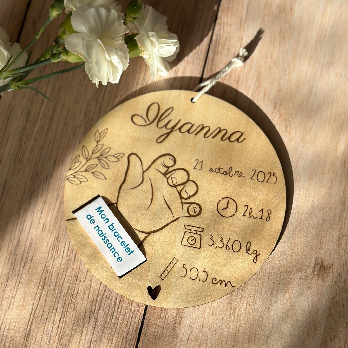 Porte Bracelet de Naissance | À Personnaliser