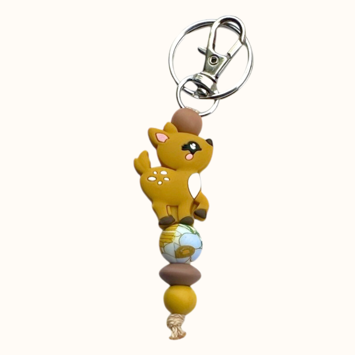 Porte-clés Enfant en Silicone Alimentaire | Formes et Perles Ludiques