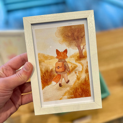 Aquarelle illustrée avec Cadre