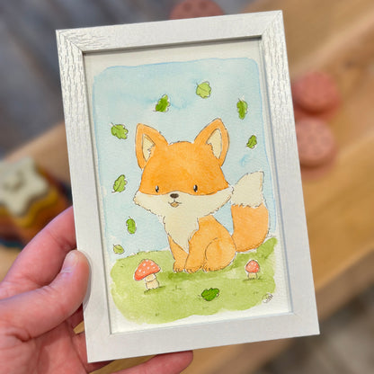 Aquarelle illustrée avec Cadre